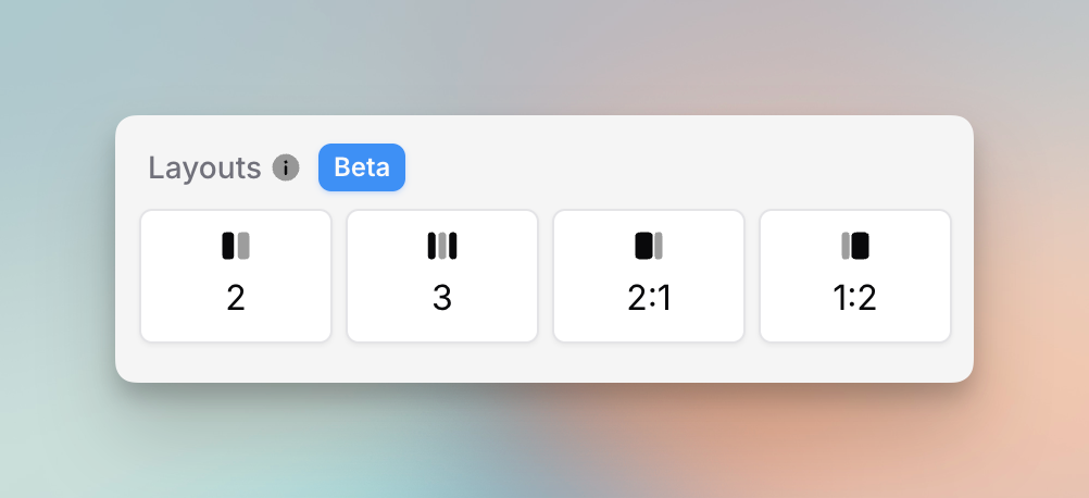 Building a column layout in the email editor using regular blocks